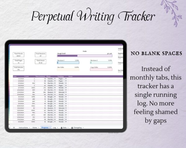 Customizable Writing Progress Tracker - Image 5