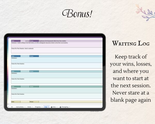 Customizable Writing Progress Tracker - Image 7